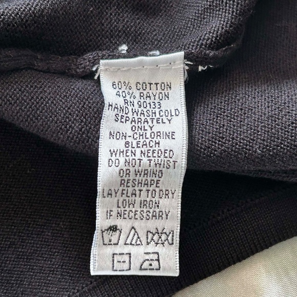 RIBBED KNIT SWEATER WITH MATCHING SCARF, BLACK, SZ 1X, SOFT FABRIC, LONG SLEEVES - Picture 4 of 16